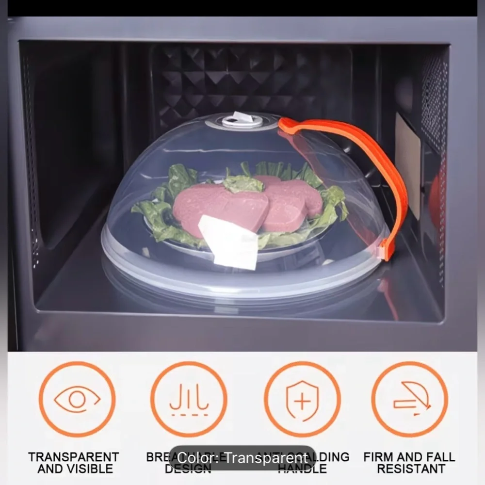Microwave Splatter Guard with Vent 2pcs Premium PP Material